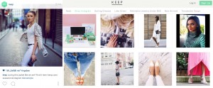 Keep integriert Instagram Posts in seinen Online-Shop
