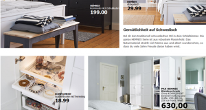 Screenshot des IKEA Online Shops